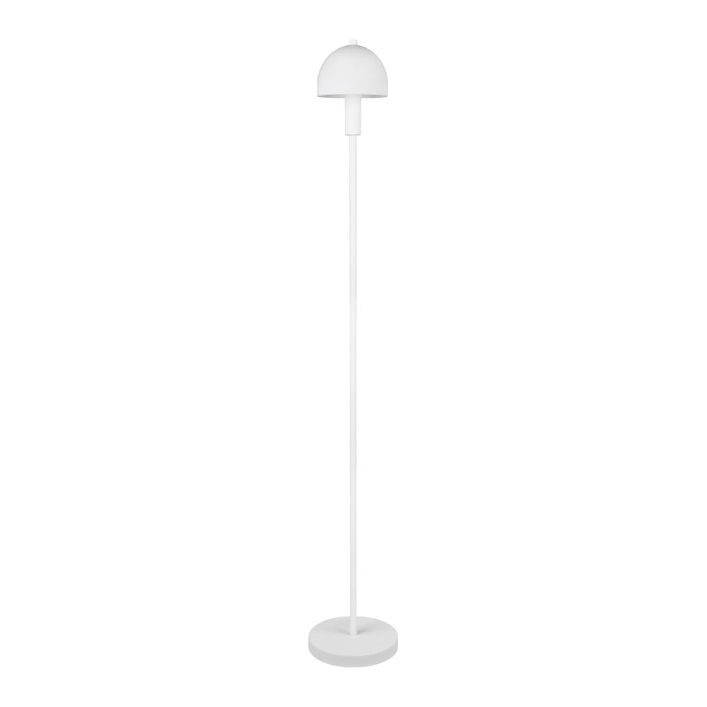 Bílá stojací lampa se skleněným stínidlem (výška 120 cm) Glenn – Trio TRIO