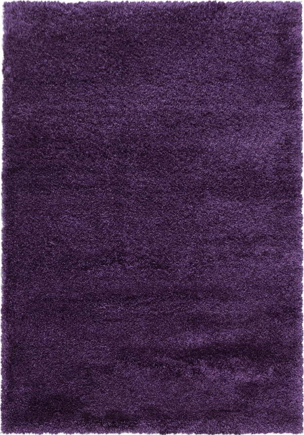 Tmavě fialový koberec 60x110 cm Fluffy – Ayyildiz Carpets Ayyildiz Carpets