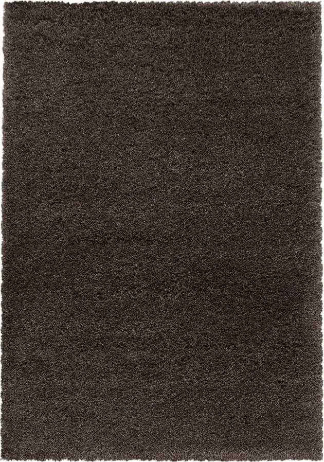 Tmavě hnědý koberec 60x110 cm Fluffy – Ayyildiz Carpets Ayyildiz Carpets