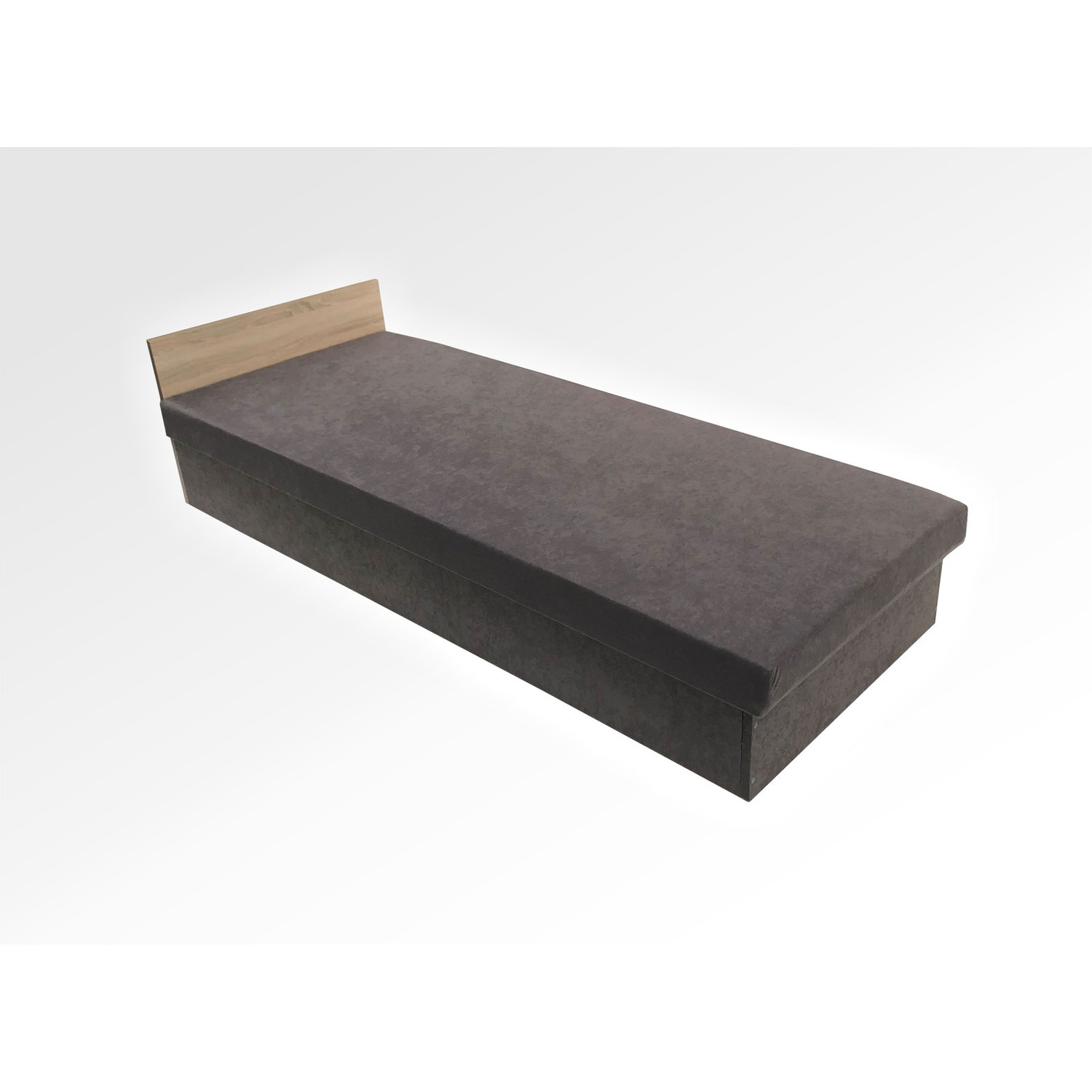 Válenda Chrisi D90 - 90x200 cm Černá Panty vpravo Dub sonoma Graja