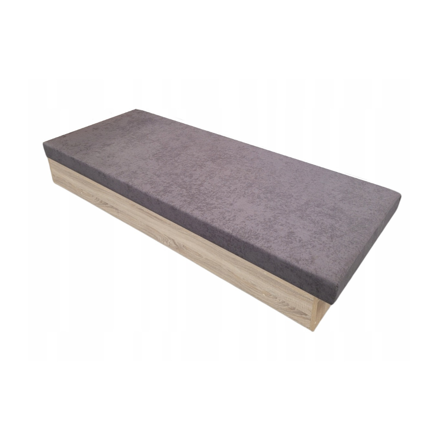 Válenda Silver C90 - 90x200 cm Červená Panty vpravo Dub sonoma Graja